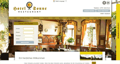 Desktop Screenshot of hotel-sonne-offenburg.de